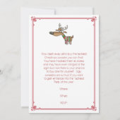 Rock Ugly Sweaters Holiday Party Invitation Kaart (Achterkant)