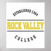 Rock Valley College - RVC Golden Eagles Poster (Voorkant)