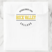 Rock Valley College - RVC Golden Eagles Ronde Sticker (Tas)