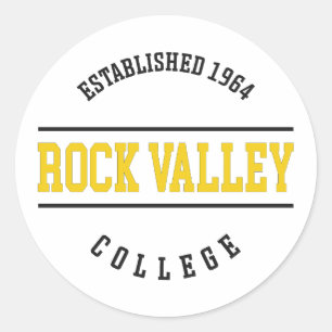 Rock Valley College - RVC Golden Eagles Ronde Sticker