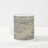 Rock van Joshua Tree Abstracte Natuur Fotografie Matglas Koffiemok (Voorkant links)