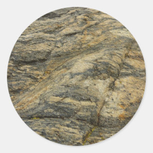 Rock van Joshua Tree Abstracte Natuur Fotografie Ronde Sticker