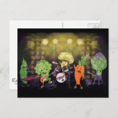 Rock Vegan Band Briefkaart (Voorkant / Achterkant)