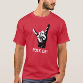 Rock vingers, Sign of the Devil, of Devil's horns, T-shirt (Voorkant)