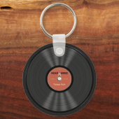 Rock Vinyl Record Sleutelhanger (Voorkant)