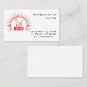 Rock Visitekaartje (Voorkant / Achterkant)