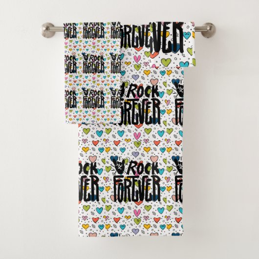 rock voor altijd bad handdoek (Insitu)