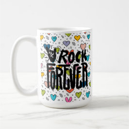 rock voor altijd koffiemok