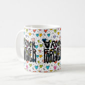 rock voor altijd koffiemok (Voorkant links)