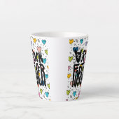 rock voor altijd latte mok (Voorkant)