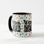 rock voor altijd mok (Voorkant links)