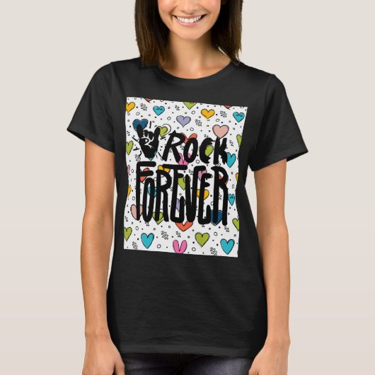 rock voor altijd t-shirt (Voorkant)
