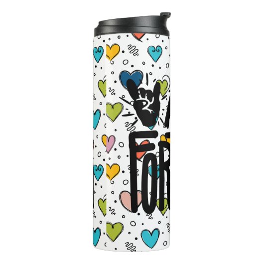 rock voor altijd thermosbeker (Gedraaid links)