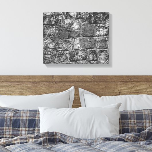 Rock Wall Canvas Afdruk (Insitu (Slaapkamer))