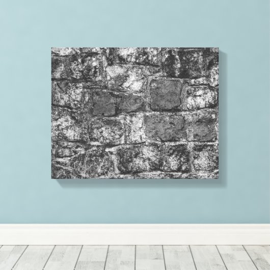 Rock Wall Canvas Afdruk (Insitu (Houten vloer))