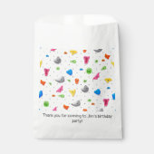 Rock Wall Climbing Climb verjaardagsfeestje Bedankzakje (Voorkant)