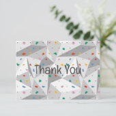 Rock Wall klimmen dank u kaart (Staand voorkant)