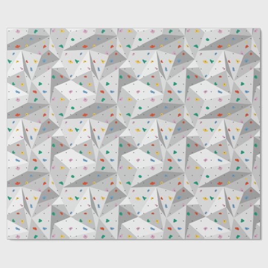 Rock Wall klimmen verjaardagsfeestje Cadeaupapier (Vlak)