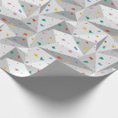 Rock Wall klimmen verjaardagsfeestje Cadeaupapier (Hoek)