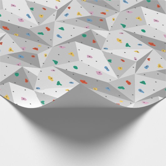 Rock Wall klimmen verjaardagsfeestje Cadeaupapier (Hoek)