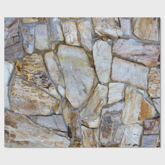 Rock Wall Realistic Texture Cadeaupapier (Vlak)