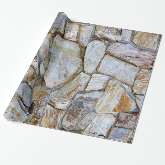 Rock Wall Realistic Texture Cadeaupapier (Uitgerold)
