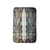 Rock Wall reflectie in Pond Natuur Badmat (Voorkant Verticaal)