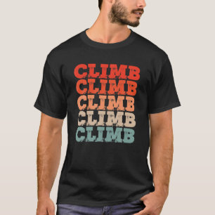 -Rock Wall Sport Mountain CLIMB T-shirt