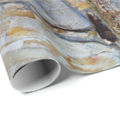 Rock Wall Texture Foto op Wrapping Paper Cadeaupapier (Rol Hoek)