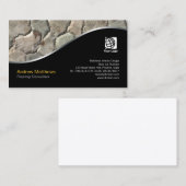 Rock Wall Textuur Interieur Design Visitekaartje (Voorkant / Achterkant)