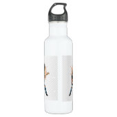 Rock water bottle waterfles  (Voorkant)