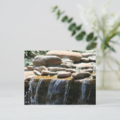 Rock Waterfall Briefkaart (Staand voorkant)
