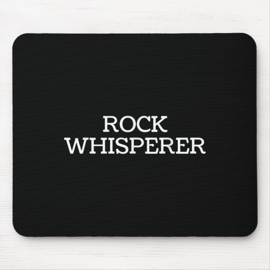 Rock Whisperer - Funny Geologist Stone Rock Collec Muismat (Voorkant)