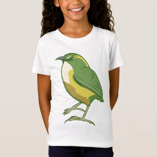 Rock Wren New Zealand Bird T-shirt (Voorkant)