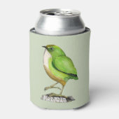 Rock Wren piwauwau NZ BIRD Blikjeskoeler (Blikje Voorkant)