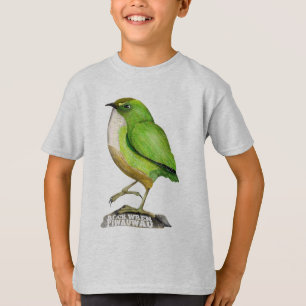 Rock Wren piwauwau NZ BIRD T-shirt
