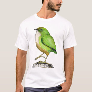 Rock Wren piwauwau NZ BIRD T-shirt