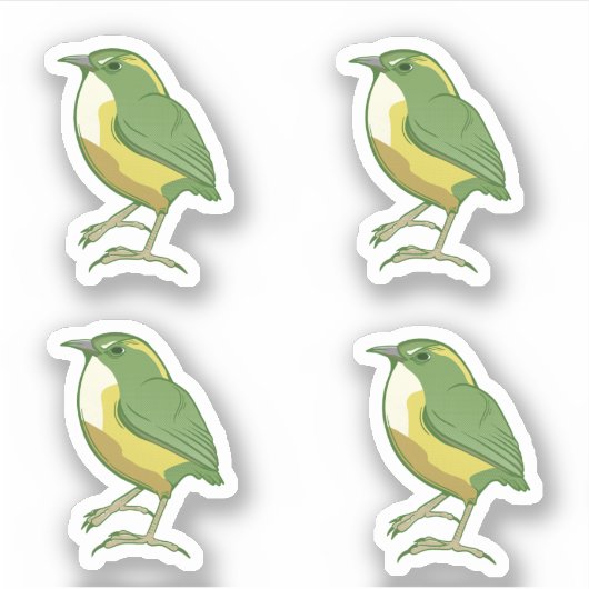Rock Wren Sticker (Voorkant)