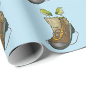 Rock Wren Tuke Op een wandelboot Cadeaupapier (Rol Hoek)