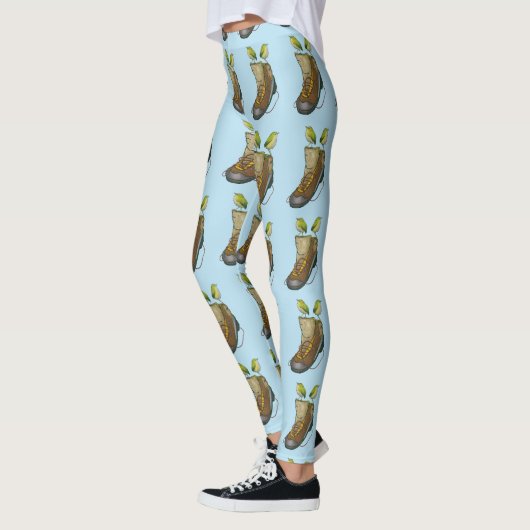 Rock Wren Tuke Op een wandelboot Leggings (Links)