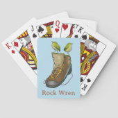 Rock Wren Tuke Op een wandelboot Pokerkaarten (Achterkant)