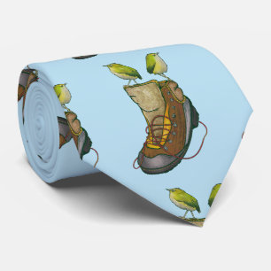 Rock Wren Tuke Op een wandelboot Stropdas