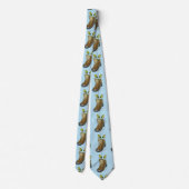 Rock Wren Tuke Op een wandelboot Stropdas (Achterkant)