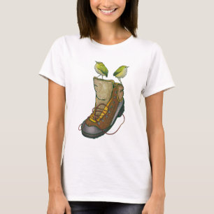 Rock Wren Tuke Op een wandelboot T-shirt