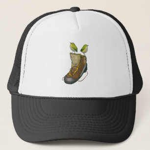 Rock Wren Tuke Op een wandelboot Trucker Pet