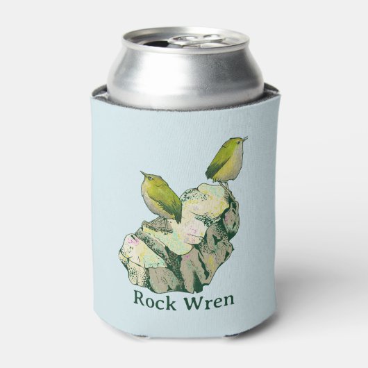 Rock Wren vogels Nieuw-Zeeland Blikjeskoeler (Blikje Voorkant)