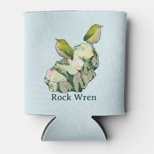 Rock Wren vogels Nieuw-Zeeland Blikjeskoeler (Voorkant)