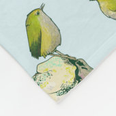 Rock Wren vogels Nieuw-Zeeland Fleece Deken (Hoek)