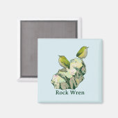 Rock Wren vogels Nieuw-Zeeland Magneet (Voorkant / Achterkant)