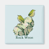 Rock Wren vogels Nieuw-Zeeland Magneet (Voorkant)